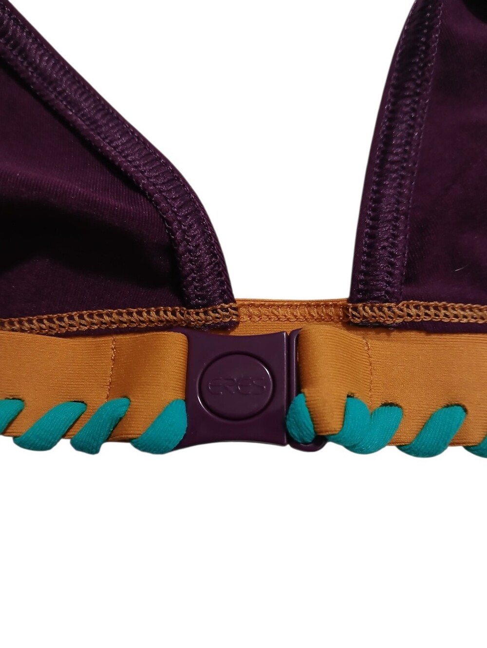 ERES Purple Crochet Detail Bikini Set Size 10 - Picture 5 of 8